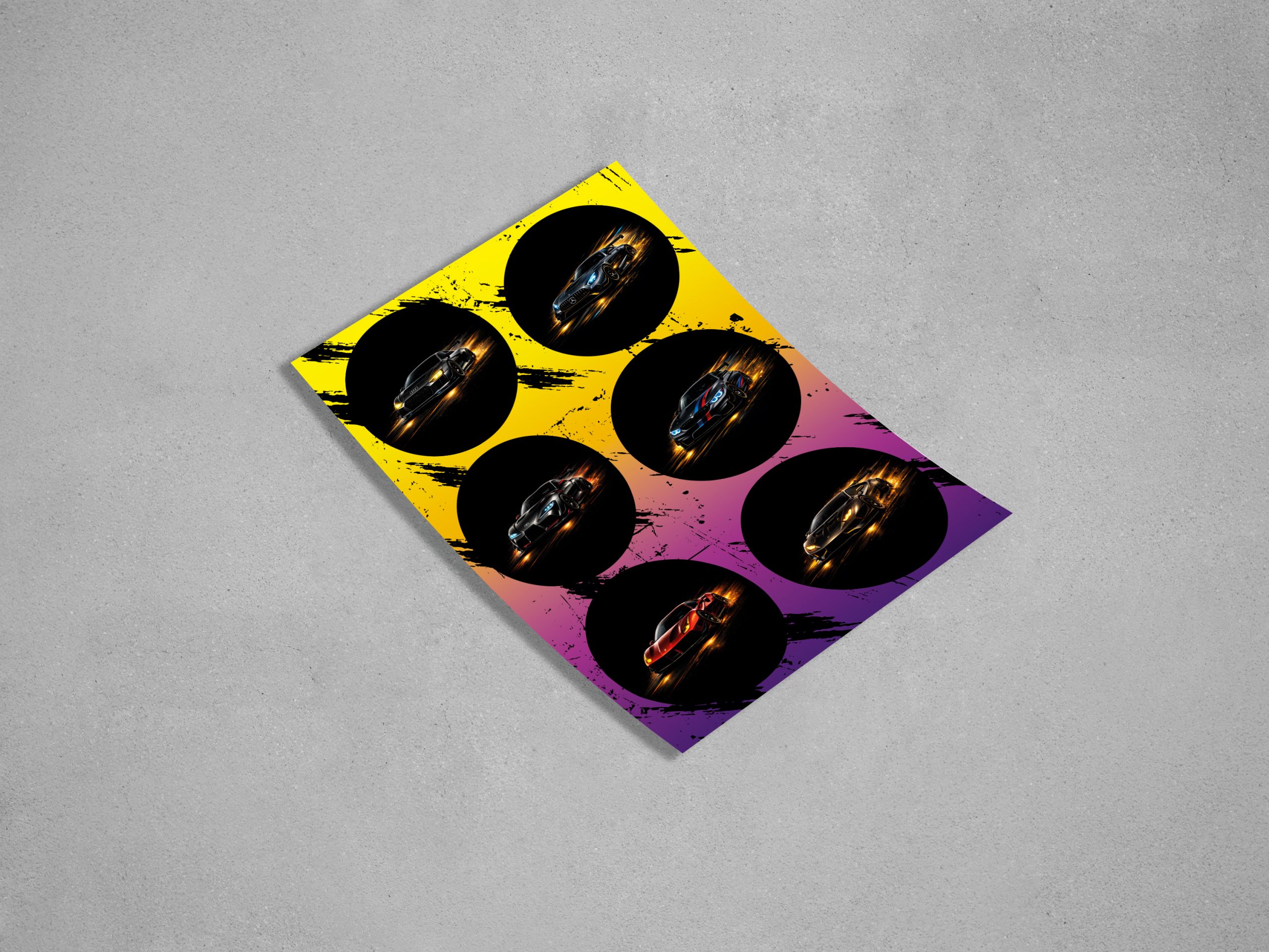 Стикерпак «Гоночные тачки» — изображение 2