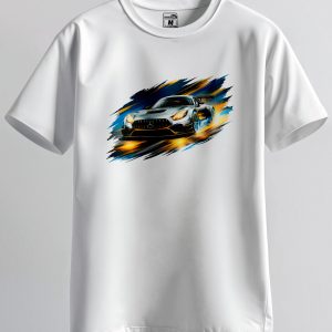 Футболка «Mercedes AMG GT» (белая)