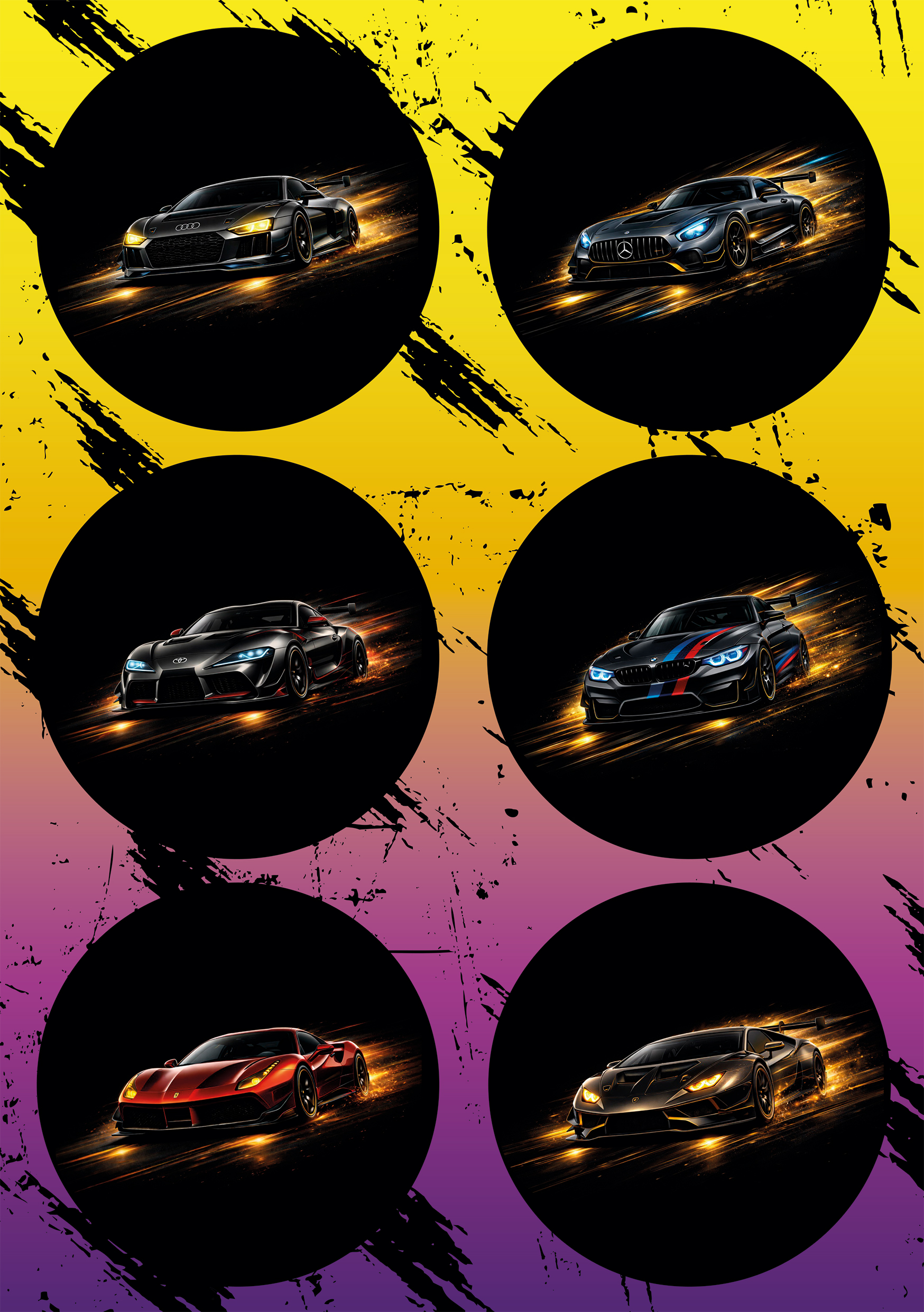 Стикерпак «Гоночные тачки»